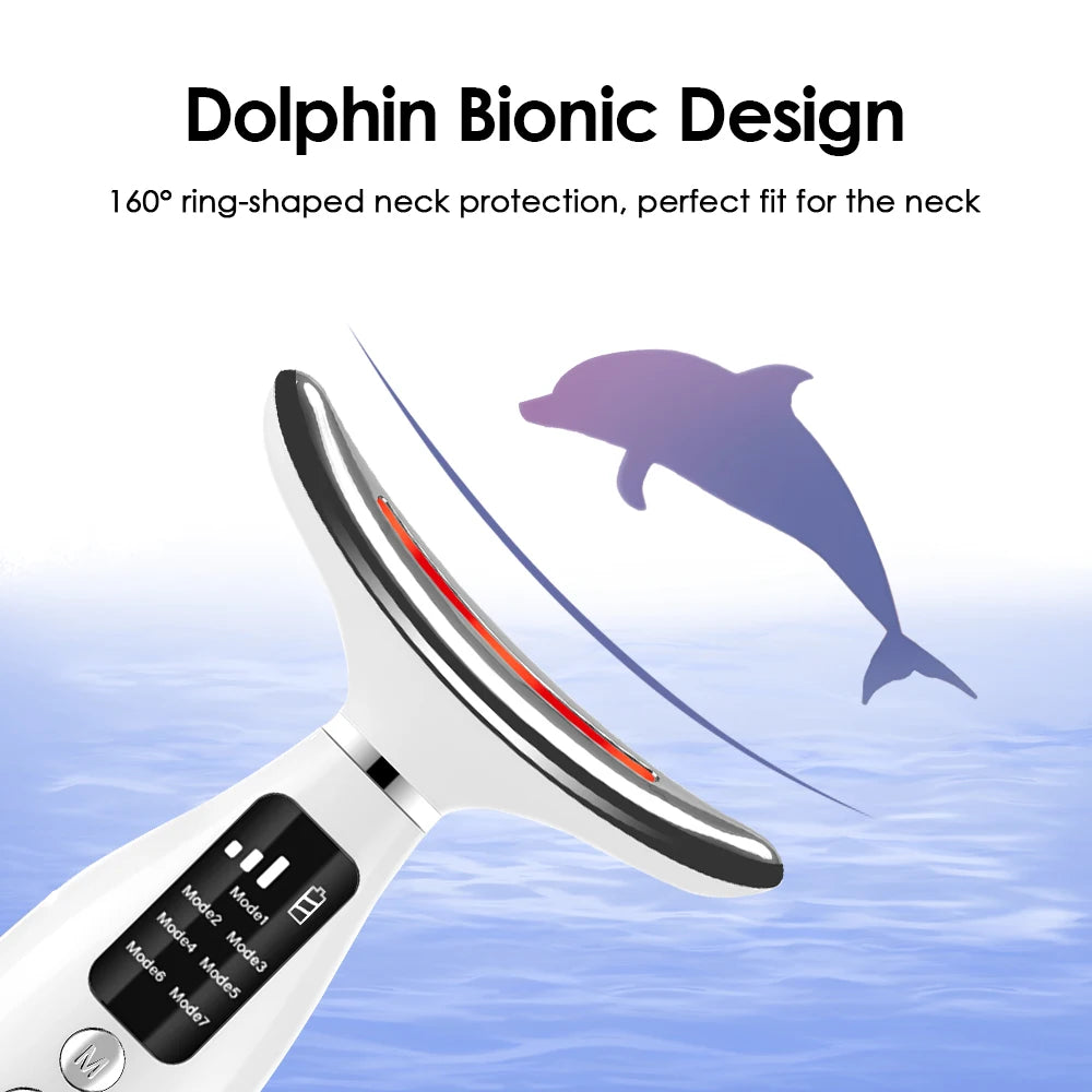 Neck And Face Lifting Massager With LED Photon Therapy