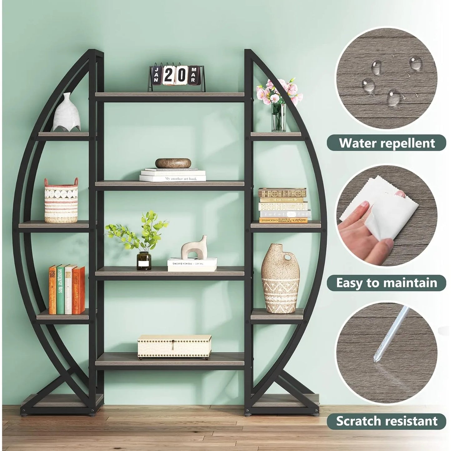 Little Tree Bookshelf Etagere Display Shelves For Living Room