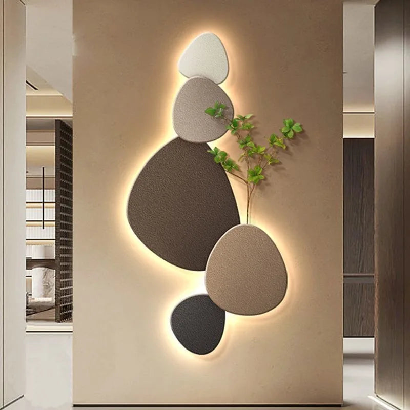 Crystal Ceramic Wall Lamps With LED For Living Room Corridor
